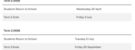 Marrickville Public School Calendar 2026